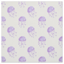 waterverf paarse jellyfish strand design