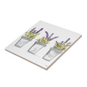 Waterverf paarse keuken tegeltje (Zijkant)