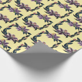 Waterverf paarse lepel cadeaupapier (Hoek)