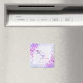 Waterverf Paarse Lila ventilatormagneet Magneet (Insitu (Vaatwasser))