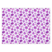 Waterverf paarse panty bloemenbloem tafelkleed (Voorkant (Horizontaal))