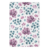 Waterverf Paarse Peony Floral Planner Mini Klembord (Achterkant)