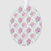 waterverf paarse pony ornament (voorkant)