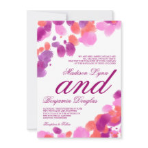 Waterverf Paarse roze koraalriduitingen