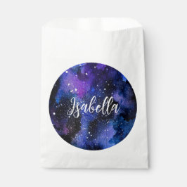 Waterverf Paarse Universum Bedankzakje