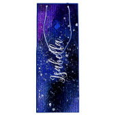 Waterverf Paarse Universum Wijn Cadeautas (Achterkant)