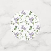 Waterverf Paarse vloerbedekking Confetti (Kleine voorkant)