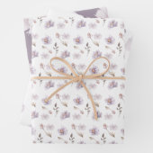 Waterverf Paarse vloerbedekking Inpakpapier Vel (In situ)