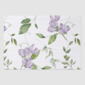 Waterverf Paarse vloerbedekking Tissuepapier (Voorkant)