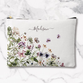 Waterverf Paarse wilde bloemen Etui