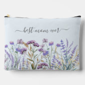 Waterverf Paarse Wilde Bloemenwei Etui (Voorkant)