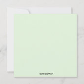 Waterverf Paarse Wisteria Wedding Kaart (Achterkant)