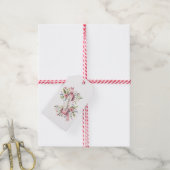 Waterverf Paas-cadeaulabel met bloemen Cadeaulabel (Met Touw)
