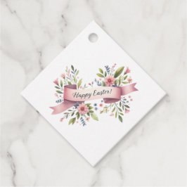 Waterverf Paasbloemen  Bedankjes Labels