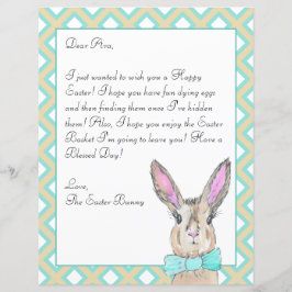 Waterverf paasbrief voor je Kinder brochure