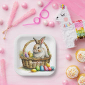 Waterverf paasbunny Elegant Paper Bord (Feest)