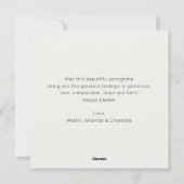 Waterverf Paaseieren Bloemen Kaart (Achterkant)