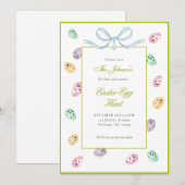 Waterverf Paaseieren Paasbrunch Aankondiging (Voorkant / Achterkant)