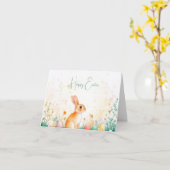  Waterverf paaseieren vakantie Kaart (Gele Bloem)