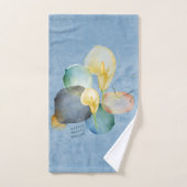 Waterverf Paasgalgen en geometrische patronen Bad Handdoek (Handdoek)