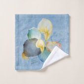 Waterverf Paasgalgen en geometrische patronen Bad Handdoek (Wasdoekje)