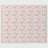 Waterverf Paashaas Egg Spring Pattern Cadeaupapier (Vlak)