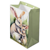 Waterverf paashaas liefde medium cadeauzakje (Voorkant Gekanteld)