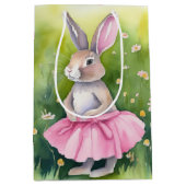 Waterverf paashaas met tutu medium cadeauzakje (Voorkant)