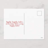 Waterverf Paaskonijnenfeestdag Feestdagenkaart (Achterkant)