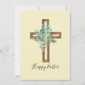 Waterverf paaskruis en eucalyptus (Voorkant)