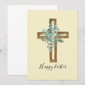 Waterverf paaskruis en eucalyptus (Voorkant / Achterkant)