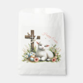 Waterverf Paaslam gepersonaliseerd Bedankzakje (Voorkant)