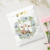 Waterverf Paaslam gepersonaliseerd Bedankzakje (Gezegeld)