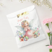 Waterverf paaslente fee bedankzakje (Gezegeld)