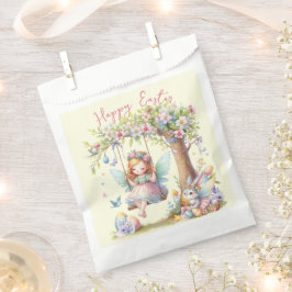 Waterverf paaslente fee bedankzakje