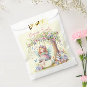 Waterverf paaslente fee bedankzakje (Gezegeld)