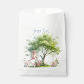 Waterverf paaslente fee bedankzakje (Voorkant)