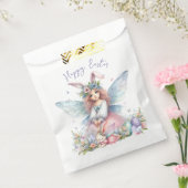 Waterverf paaslente fee bedankzakje (Gezegeld)