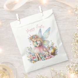 Waterverf paaslente fee bedankzakje