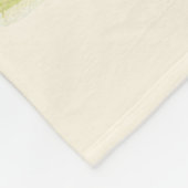 Waterverf paaslente fee fleece deken (Hoek)