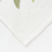 Waterverf paaslente fee fleece deken (Hoek)