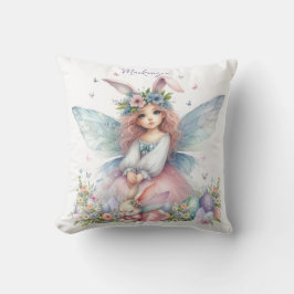 Waterverf paaslente fee kussen