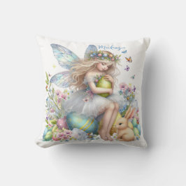 Waterverf paaslente fee kussen