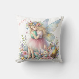 Waterverf paaslente fee kussen