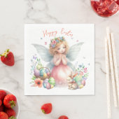 Waterverf paaslente fee servet (Insitu)