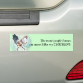 Waterverf paasmachine bumpersticker (Op auto)