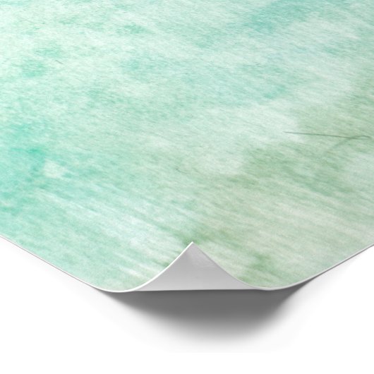 Waterverf paasmachine poster (Hoek)