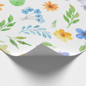 Waterverf paaspapier cadeaupapier (Hoek)