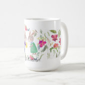 Waterverf Paasrabbyt en ei Koffiemok (Voorkant rechts)