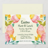 Waterverf paasrooster kaart (Voorkant / Achterkant)